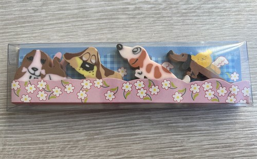 Dog rubbers erasers set pack - -,