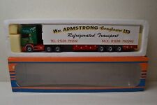 TEKNO 80 WM ARMSTRONG SCANIA TOPLINE FRIDGE TRAILER 1:50 SUPERB BOXED