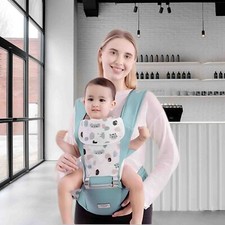 Zavenese Baby Carrier 4-Way Convertible Infant Carrier Sling Wrap Hipseat 4-36M