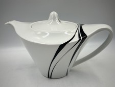 Art Deco Style Teapot Bone