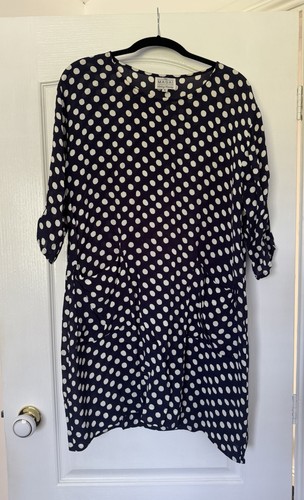 Masai navy white spotty - navy,