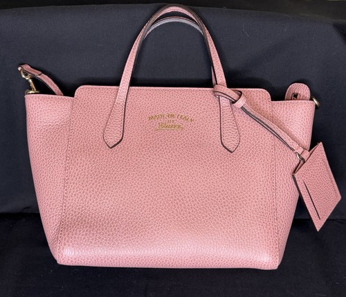 Gucci swing pink leather - gucci,