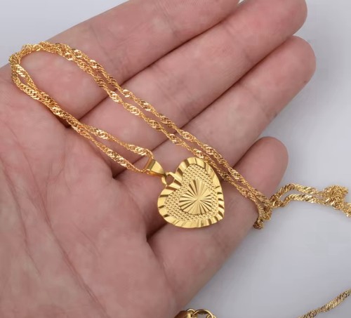Dubai gold plated heart - dubai,