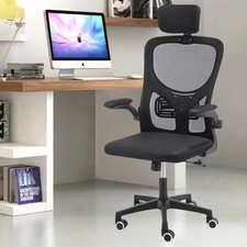 Mesh Office Chair Ergonomic 360° Swivel Lift Computer Desk Adjustable Height