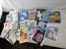 Bundle Vintage Knitting Patterns x17 & Needles, Robin Copley Simplicity Paton's 