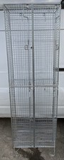 Vintage Metal Wire Cage Locker