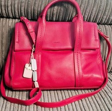 Radley Chiswick Park Pink Leather Multi Way Bag.