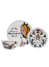 VERY RARE DISNEY ALICE IN WONDERLAND 12 PIECE DINNER SET / GEORGE HOME / ASDA