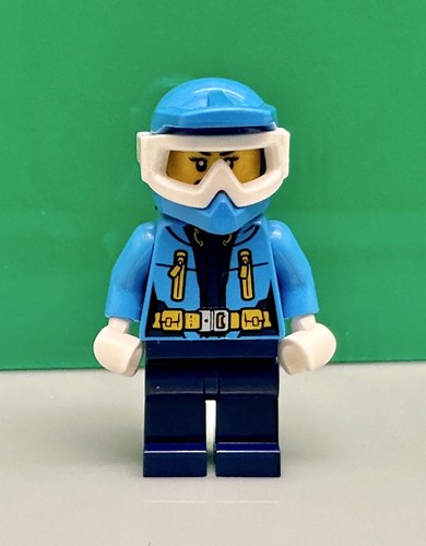 Lego snow bike driver - bike,