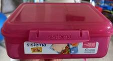 Sistema Bento Lunch Box 1.65L Blossom Pink BPA Free