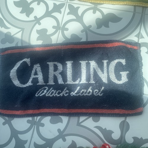 Carling black label - carling, towel