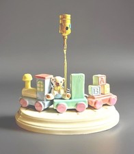 Train Porcelain Table Lamp 12"