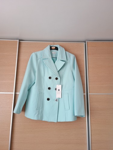 Mint colour peacoat - peacoat, with