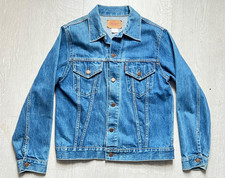 Vintage Levi’s BIG E  Denim Type III Trucker Jacket 70505 USA Late '60s ORIGINAL