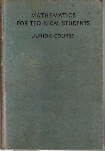 Mathematics for technical - mathematics,