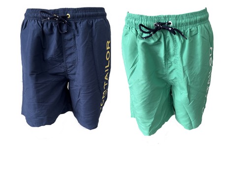 Mens swim shorts green navy - mens,
