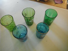 Antique Glass Tumblers