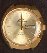 Hmt Kanchan India Men's Gold-Tone Automatic Vintage Watch -- Spares/Repairs