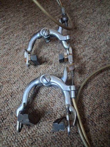 Pair vintage chrome raleigh - pair,