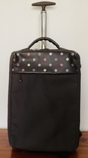 Radley Brown Fabric Travel Carry on Suitcase 