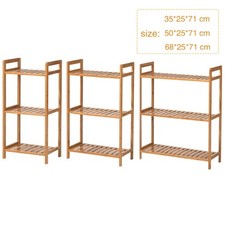 3 Tier Narrow/Large Solid Wood