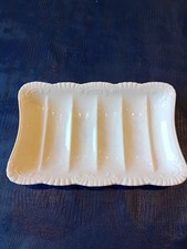 Rare Vintage Bishop & Stonier Asparagus Platter with Caduceus stamp