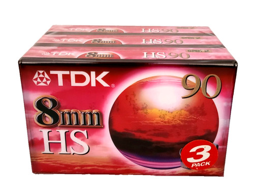 Tdk 8mm p5 90hsen - tdk, hs