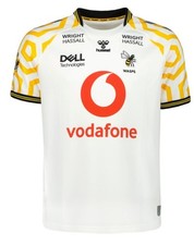 Wasps 2021/22 Away Rugby Shirt White By Hummel Small BNWT Free Post 