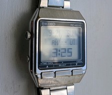 VINTAGE RC-4000 SEIKO LCD WATCH - S521-4010 DATAGRAPH In Working Order