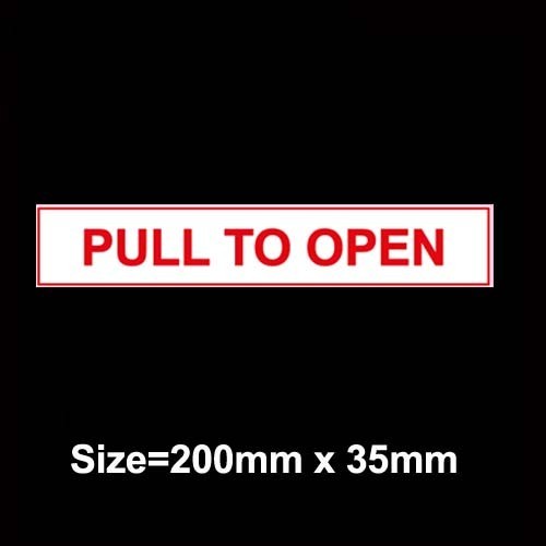 Pull open signs - to, bus