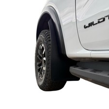 Ford Ranger Wildtrak X - Extended Arch Mud Flaps Black 5mm PVC Satin RALLYFLAPZ