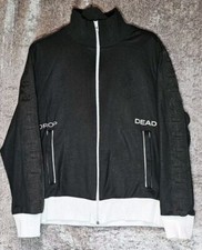 Drop Dead Ghost Shell Tracksuit Top/bomber Jacket Size XL (FITS LIKE SMALL)