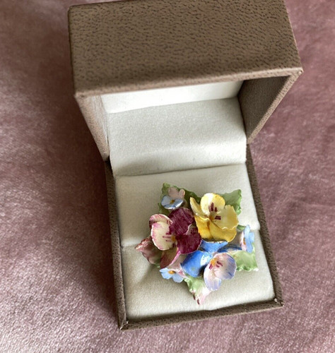 Vintage china flower pansy - china,