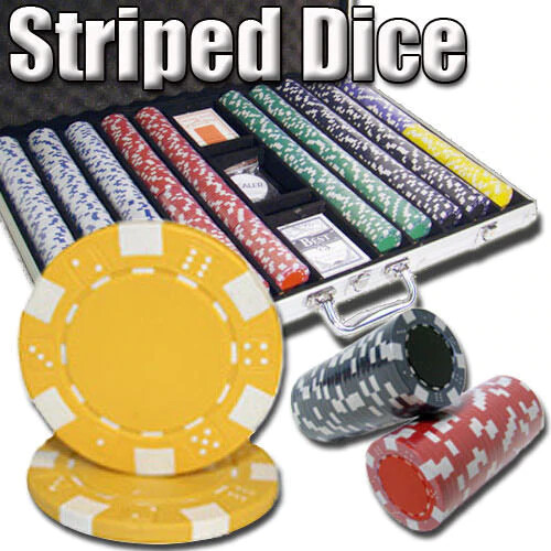 New 1000 striped - new, poker