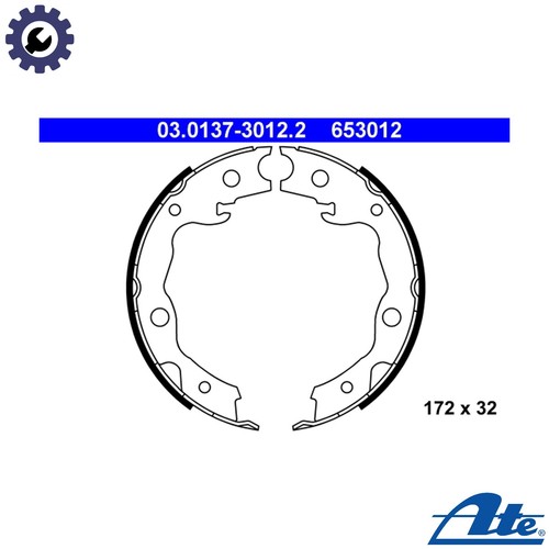 Brake shoe set parking - parking,