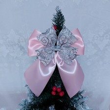 Christmas tree bow topper