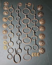 Large Collection Of Antique Brass Bronze Drawer Cabinet Pulls Handles