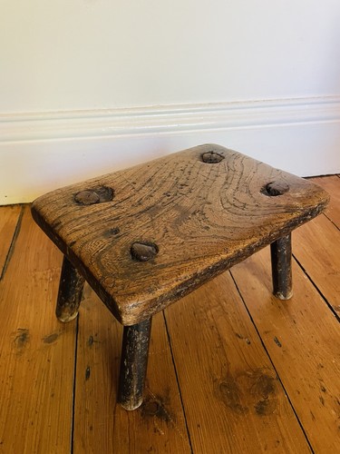 Antique oak milking hearth - antique,