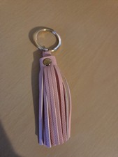 Lovely Pink Tassle Bag Charm /