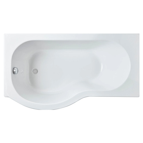 1500mm shaped showerbath - shaped,