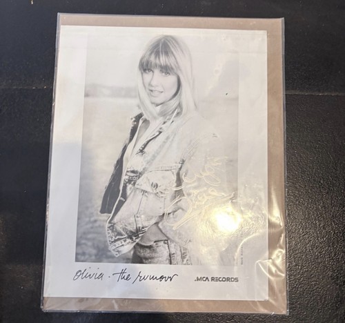 Olivia newton john - john, signed