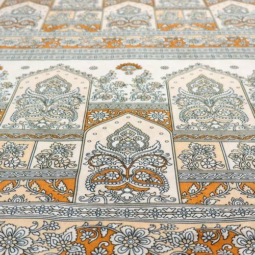 Grey ornate upholstery fabric - grey,