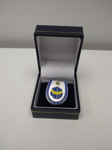 Paget racing post pin badge - racing,