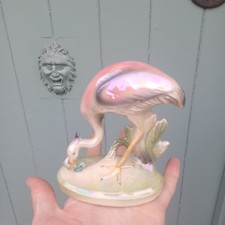 Art Deco / Jenna Holland Stork/Heron Pink Lustre