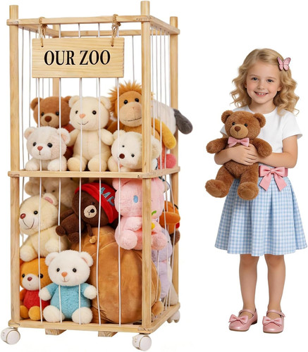 Stuffed animal storage - storage, zoo