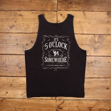 Vintage Graphic T Shirt XL Big Dogs Vest Black Tee