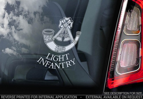 Light infantry car - light, sticker