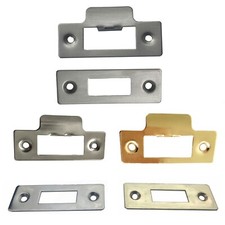 Strike and Face Plates for Doors Tubular and Mortice Latch Premium UK Quality