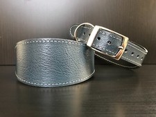 LARGE Leather Dog Collar LINED