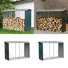 Galvanised Log Store Outdoor